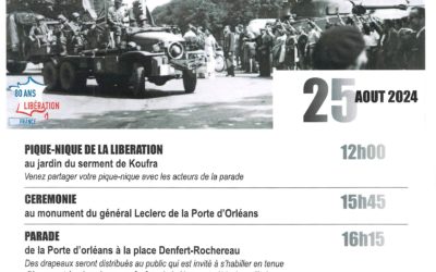 80e anniversaire de la libération de PARIS